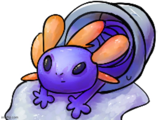 blue axolotl | made w/ Imgflip meme maker