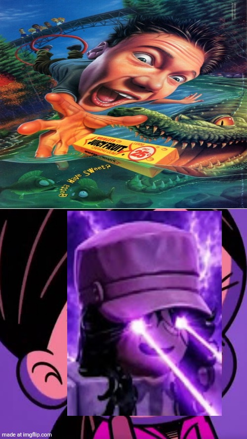 WRIGLEY'S JUICY FRUIT (GOTTA HAVE SWEET?) | image tagged in somebody wants to teach ronnie anne a lesson | made w/ Imgflip meme maker