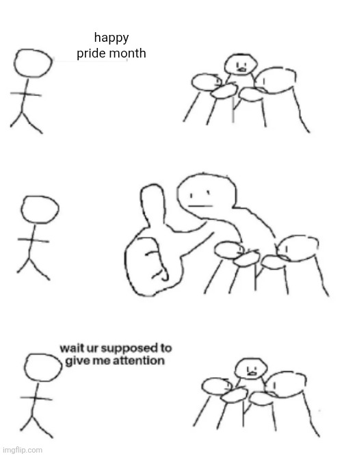 big thumbs up | happy pride month | image tagged in big thumbs up | made w/ Imgflip meme maker