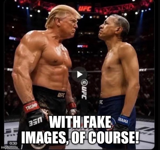 With fake images, of course! | made w/ Imgflip meme maker