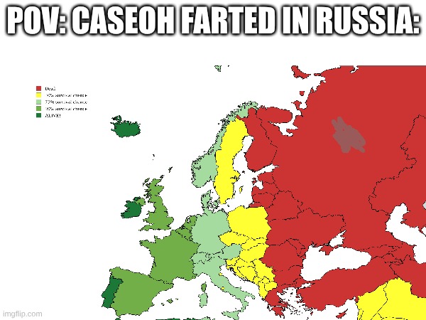 Russia be vaporised instantly... | pov: caseoh farted in russia: | image tagged in memes,maps,caseoh,farts | made w/ Imgflip meme maker