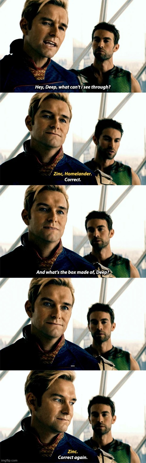 Homlander Zinc Meme Blank Meme Template