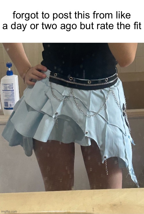 forgot to post this from like a day or two ago but rate the fit | made w/ Imgflip meme maker