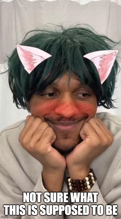Cosplay? | not sure what this is supposed to be | image tagged in unsee juice | made w/ Imgflip meme maker
