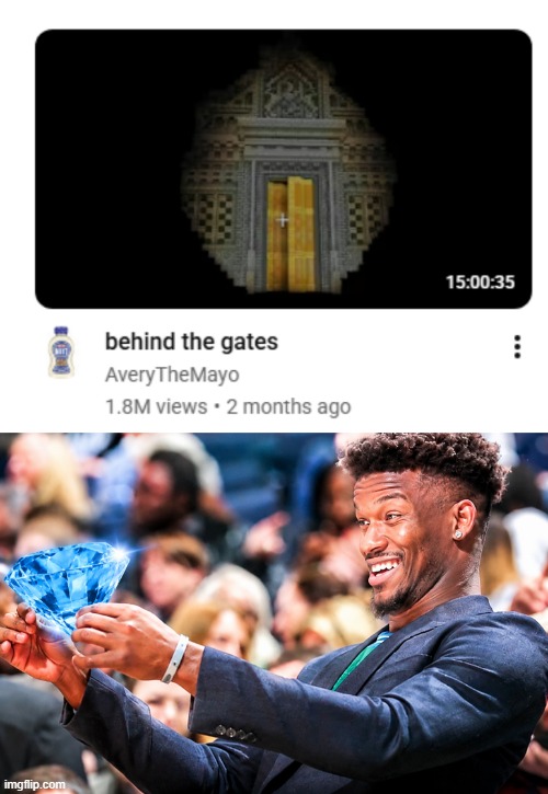 image tagged in jimmy butler looking at gem | made w/ Imgflip meme maker