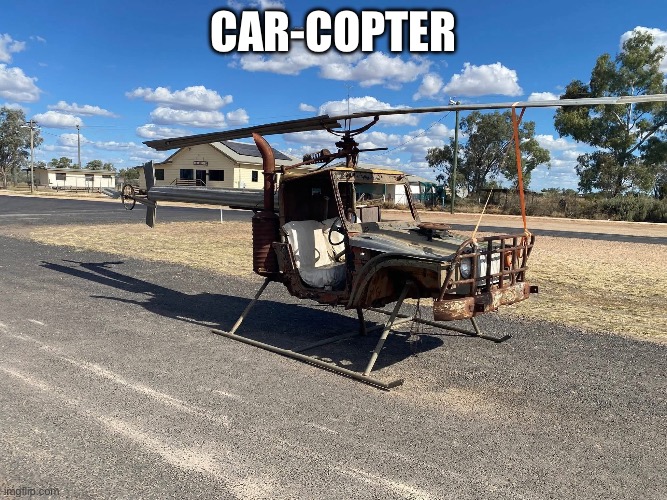 Great Car | Car-Copter | image tagged in suzuki,car,jeep,helicopter | made w/ Imgflip meme maker