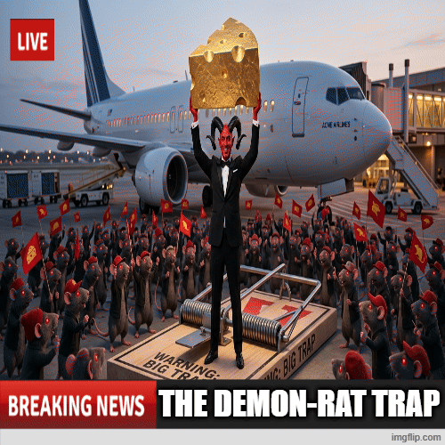 THE DEMON-RAT TRAP | THE DEMON-RAT TRAP | image tagged in gifs | made w/ Imgflip images-to-gif maker