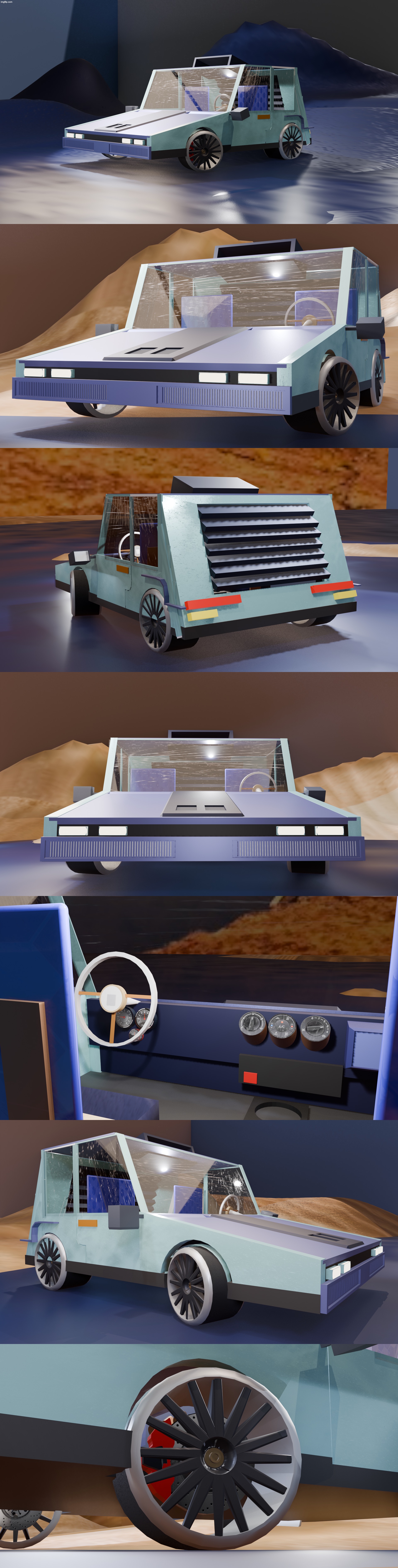 Based on the VAZ-1111-6's chassis and the Aston-Martin Lagonda Front. | image tagged in lada oka vaz 1111-6,am-lagonda,blender render,i wanna drive one,so bad | made w/ Imgflip meme maker