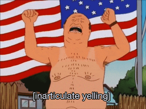 Inarticulate yelling Blank Meme Template