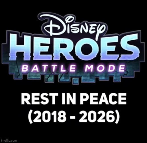 Disney heroes battle mode is dead | image tagged in shutdown,disney,disney heroes battle mode | made w/ Imgflip meme maker