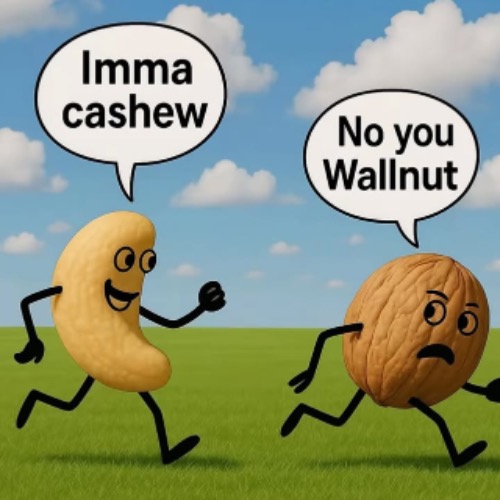 So silly, it’s nuts! | image tagged in funny memes,dad joke,eyeroll | made w/ Imgflip meme maker