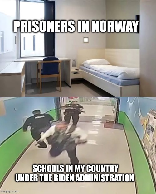 Schools were made to be worse than prison | image tagged in lol | made w/ Imgflip meme maker