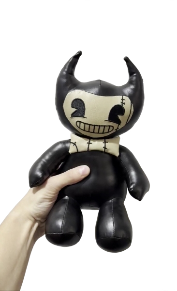 Hand holding Heavenly Toys's Bendy Plushie Blank Meme Template
