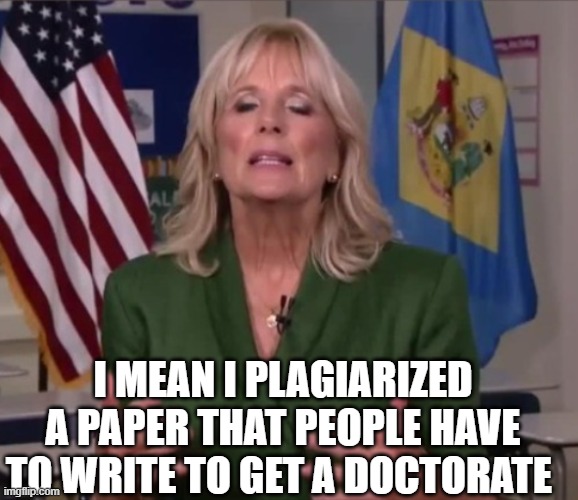 I mean I plagiarized a paper that people have to write to get a doctorate | made w/ Imgflip meme maker
