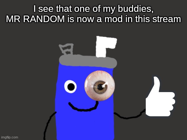 Can I also have a mod or no? | I see that one of my buddies, MR RANDOM is now a mod in this stream | image tagged in nice | made w/ Imgflip meme maker