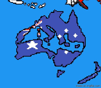 australia is big | made w/ Imgflip meme maker