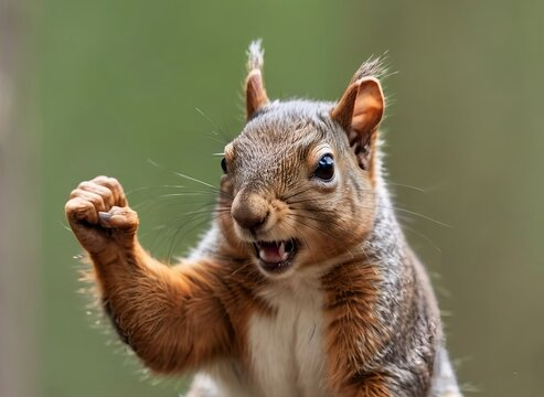 Squirrel Leader Blank Meme Template