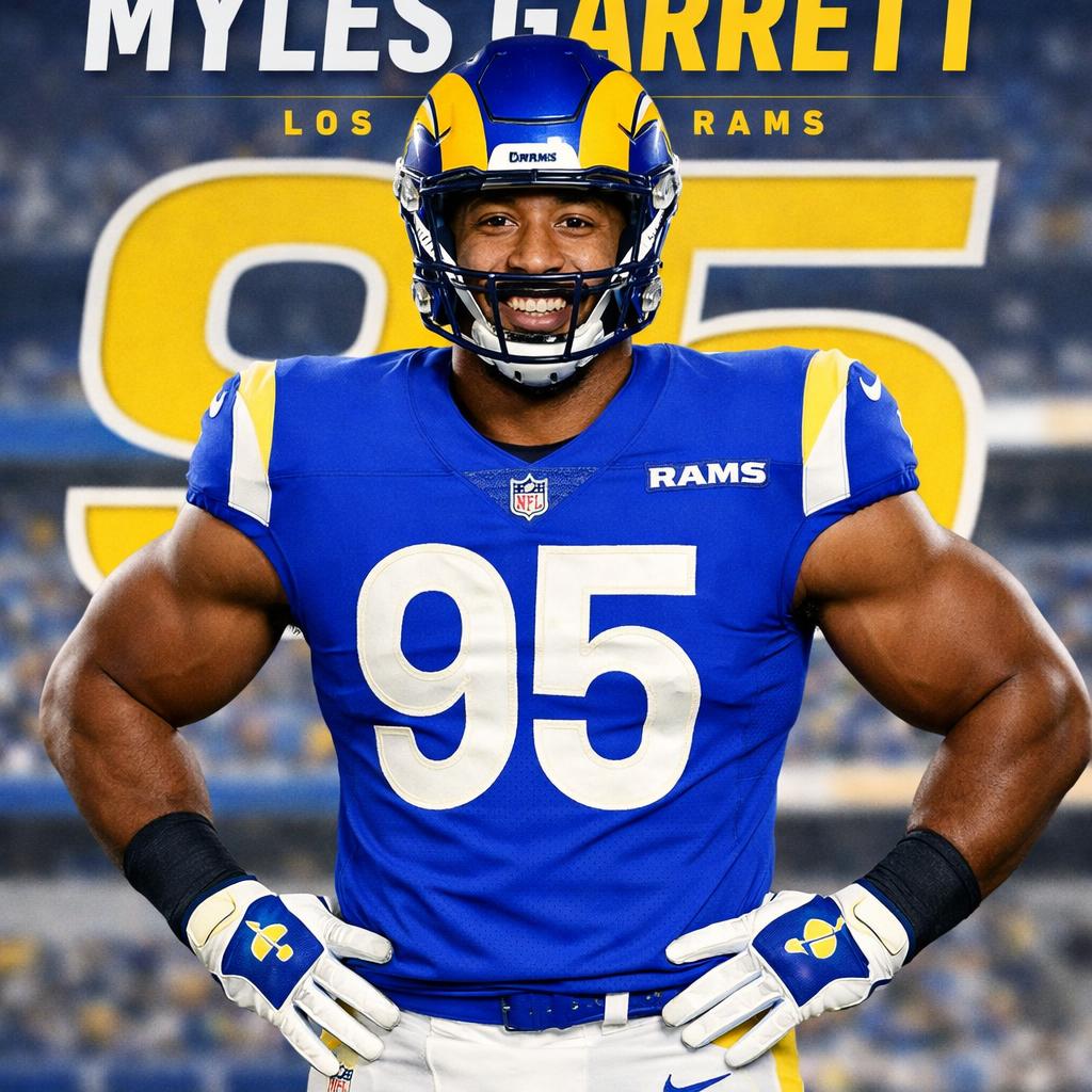 Myles Garrett Blank Meme Template
