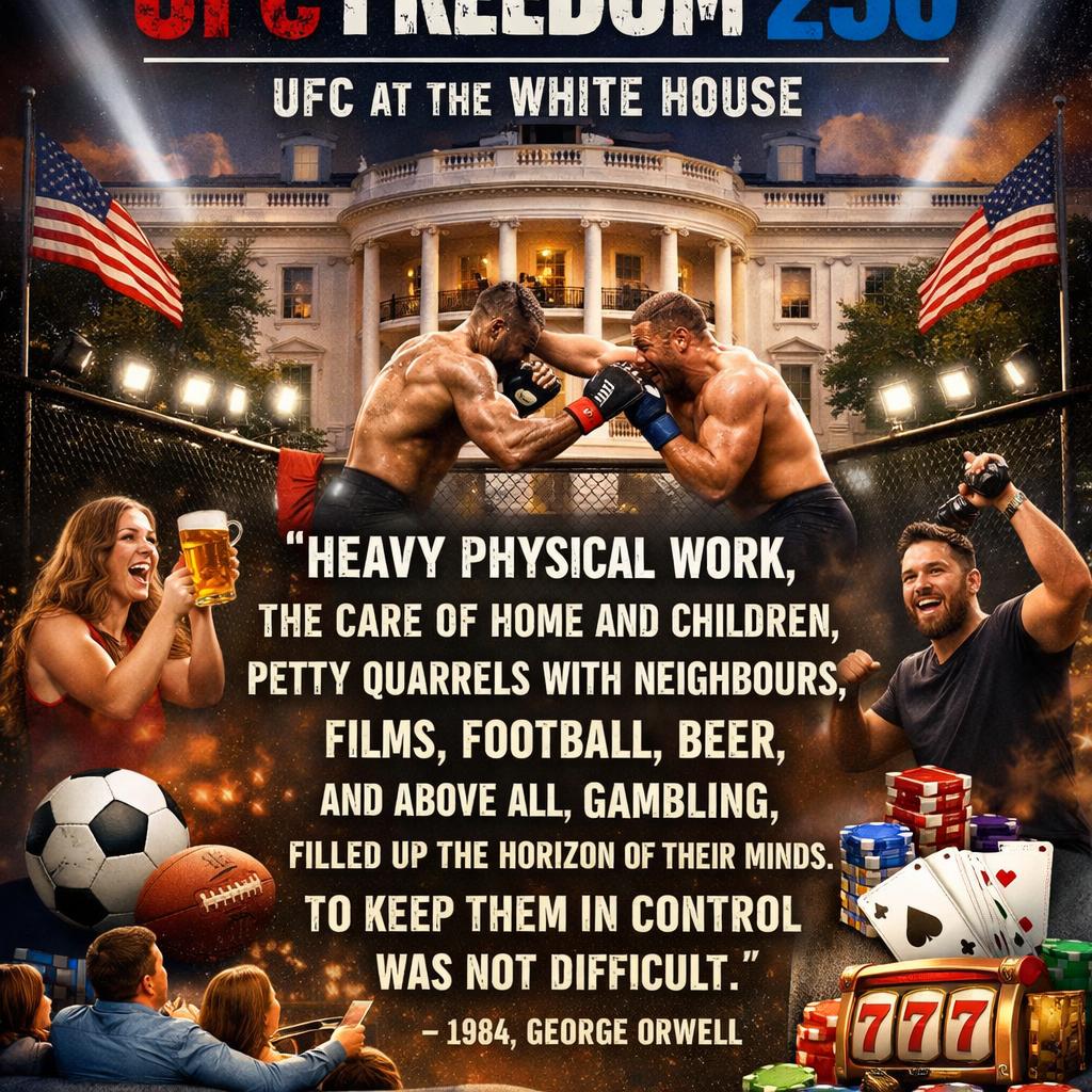 UFC FREEDOM 250 at the White House Blank Meme Template