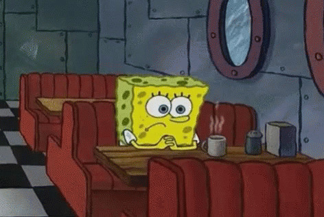 spongebob coffee gif Blank Meme Template
