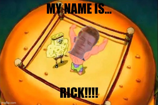 My Name Is Not Rick | MY NAME IS... RICK!!!! | image tagged in my name is not rick | made w/ Imgflip meme maker