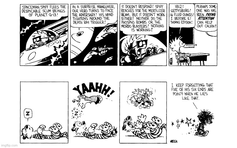 image tagged in calvin and hobbes,comics | made w/ Imgflip meme maker