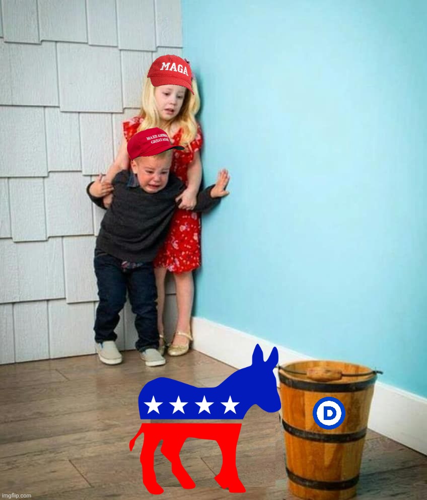 Children scared of rabbit | image tagged in children scared of rabbit | made w/ Imgflip meme maker