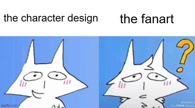 it's true guys ? | the fanart; the character design | image tagged in 2026_06_02_0w8_kleki 1 png | made w/ Imgflip meme maker