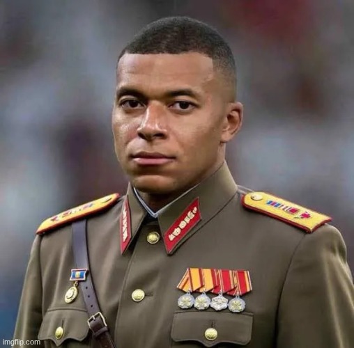 Dictator Kylian Mbappe | image tagged in dictator kylian mbappe | made w/ Imgflip meme maker