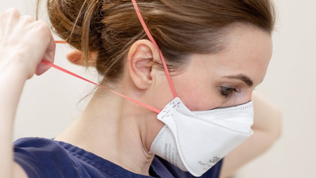 Nurse mask up Blank Meme Template