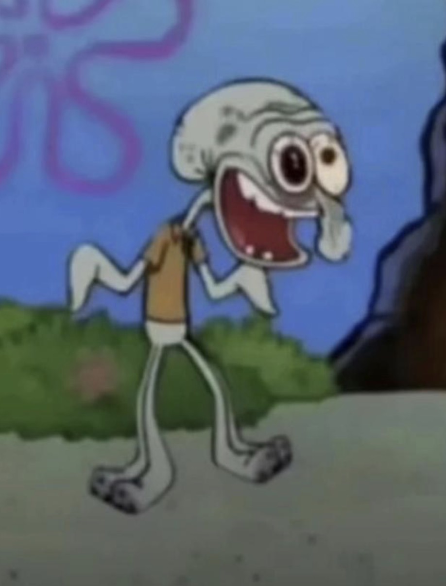 Squidward Sanity Blank Meme Template