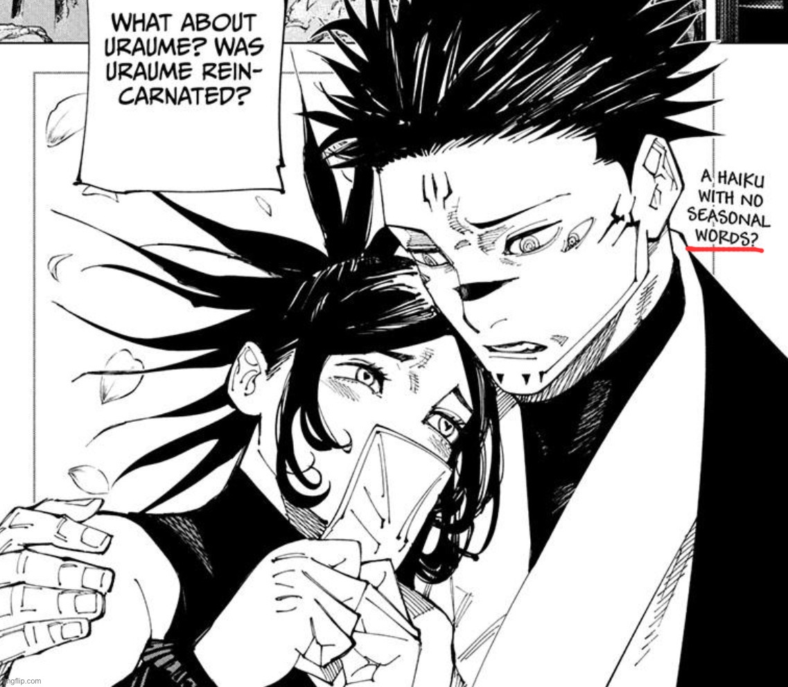 sukuna is such a geek | made w/ Imgflip meme maker