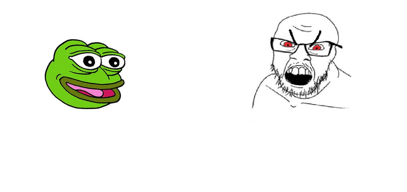 pepe angry soyjak Blank Meme Template