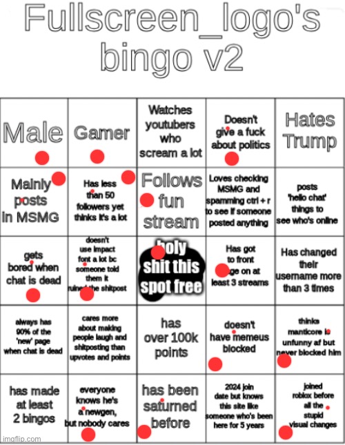 fullscreens bingo v2 | image tagged in fullscreens bingo v2,remix | made w/ Imgflip meme maker