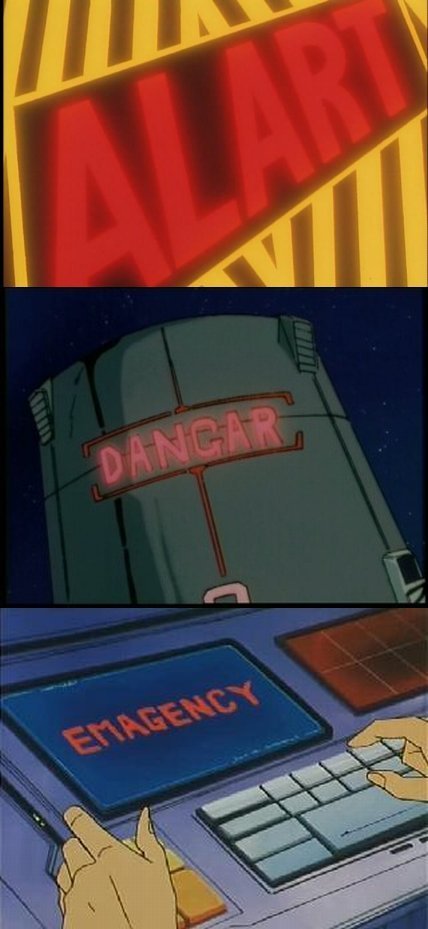 Warning engrish Blank Meme Template