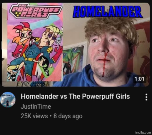 Homelander's getting no-diffed. | made w/ Imgflip meme maker
