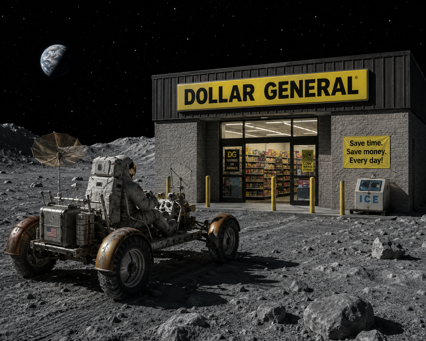 DG moon base Blank Meme Template
