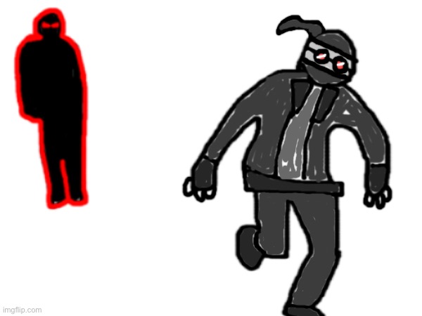 High Quality Hank running from Auditor Blank Meme Template