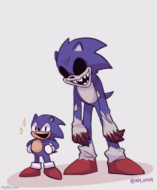 Little Faker & EXE | image tagged in little faker exe | made w/ Imgflip meme maker
