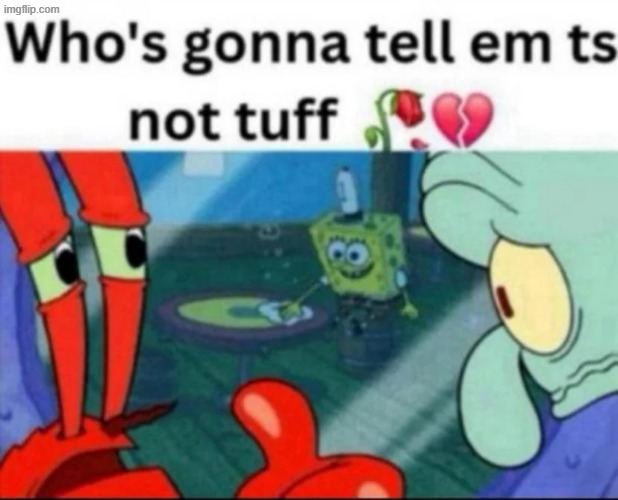 image tagged in ts not tuff | made w/ Imgflip meme maker