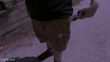 High Quality Fisk guard having terrible aim Blank Meme Template