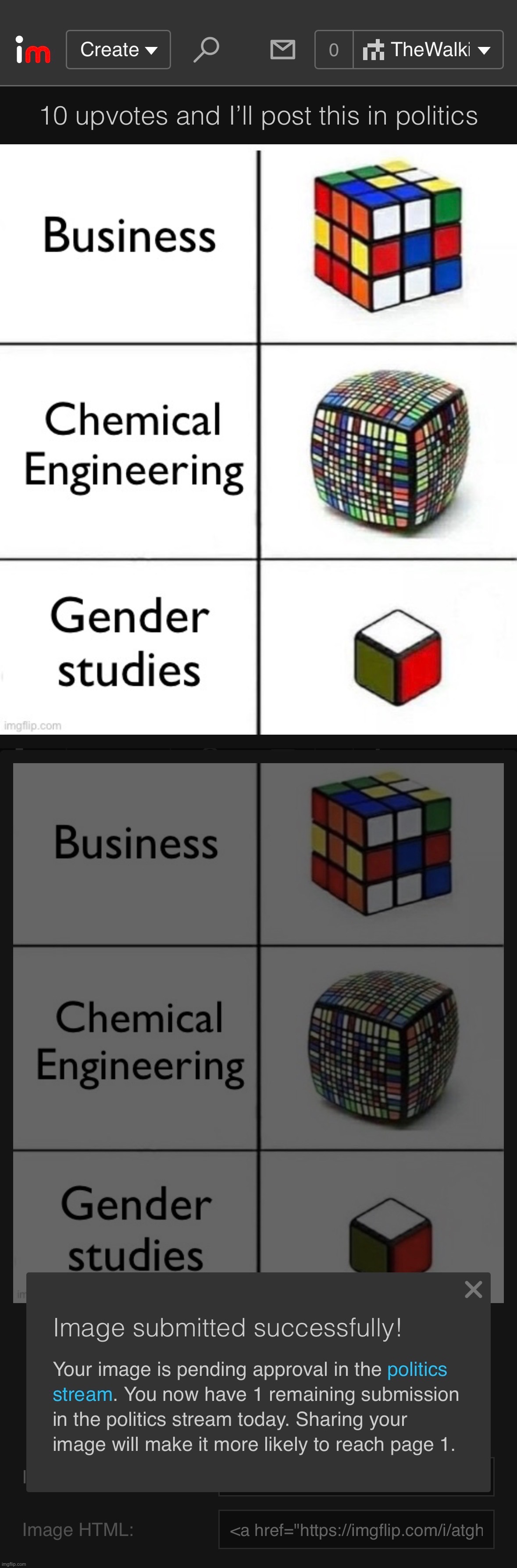 Well, I did as promised… (this is a bad idea) | image tagged in msmg,politics | made w/ Imgflip meme maker