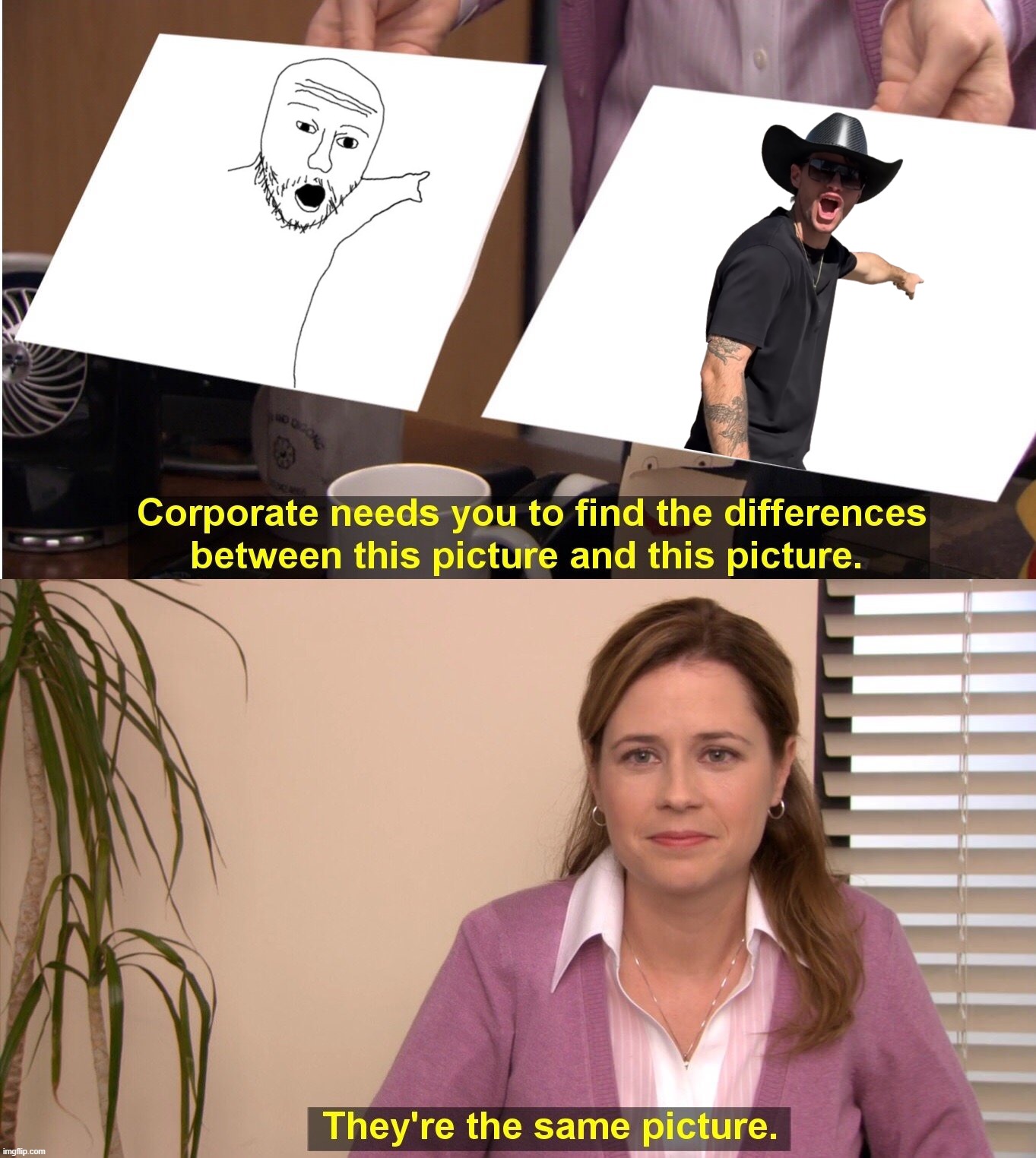 WhistlinDiesel Pointing | image tagged in memes,they're the same picture,diesel,pointing,comparison | made w/ Imgflip meme maker
