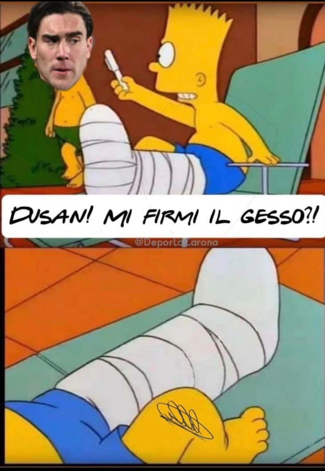 Simpson signature Blank Meme Template