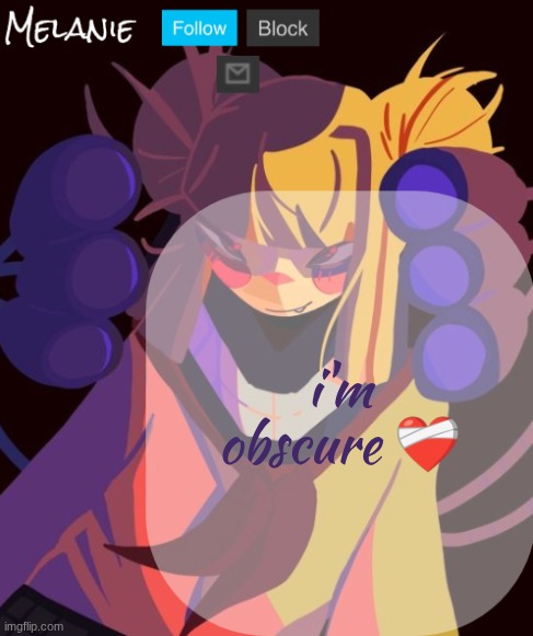 Tricera's temp | i'm obscure ❤‍🩹 | image tagged in tricera's temp | made w/ Imgflip meme maker