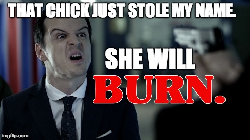 THAT CHICK JUST STOLE MY NAME.

 SHE WILL | made w/ Imgflip meme maker