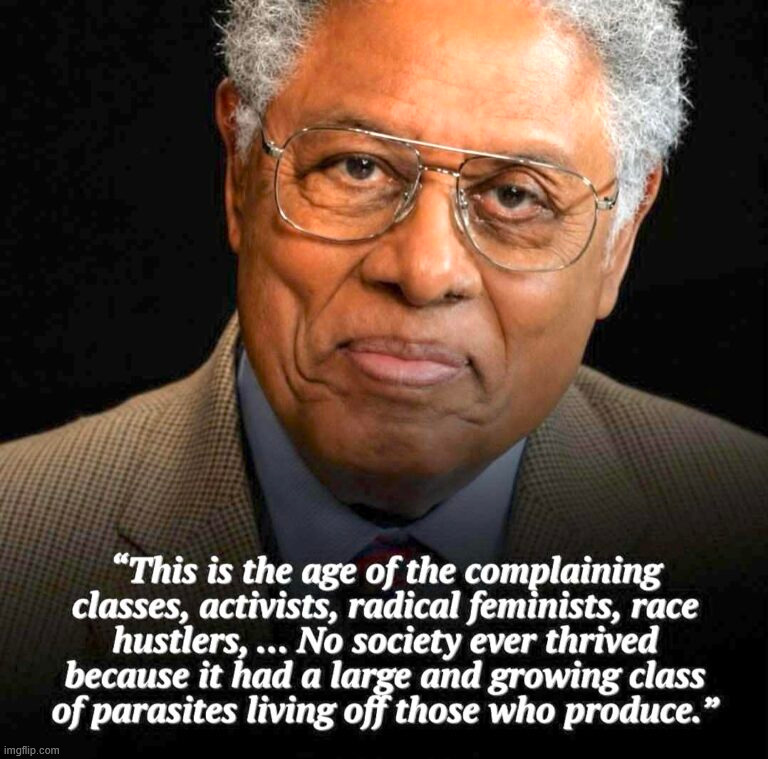 Growing class of parasites | image tagged in political,reposts,thomas sowell | made w/ Imgflip meme maker