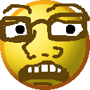 Scared soyjak emoji Meme Template