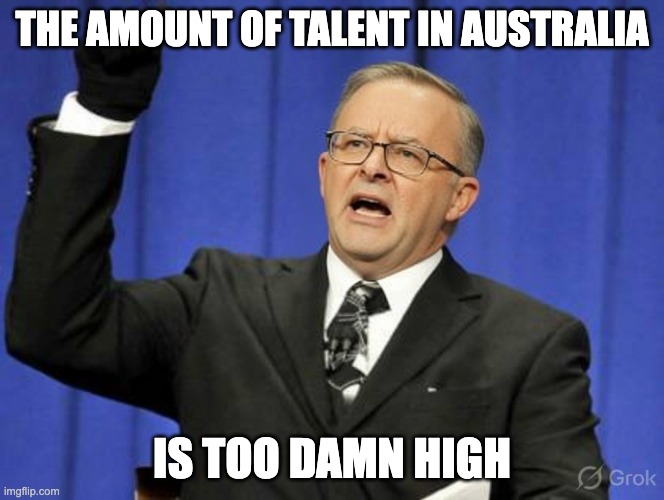 too high albo | the amount of talent in australia; is too damn high | image tagged in too high albo | made w/ Imgflip meme maker