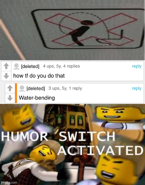 image tagged in ninjago,memes,funny,avatar the last airbender,toilet,imgflip | made w/ Imgflip meme maker